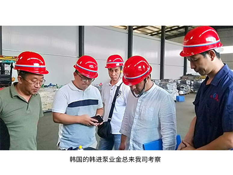韓國的韓進(jìn)泵業(yè)金總來我司考察 韓國的韓進(jìn)泵業(yè)金總來我司考察